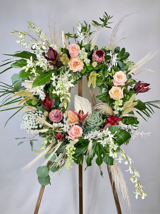 Sympathy Wreath - Diane M. Florals