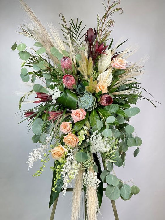 Standing Floral Tribute Spray - Diane M. Florals